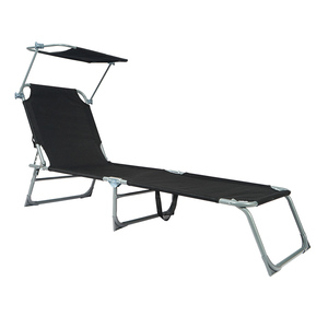 Oeytree <span class=keywords><strong>Chaise</strong></span> <span class=keywords><strong>longue</strong></span> pliable d'extérieur moderne <span class=keywords><strong>Chaise</strong></span> de camping portable avec lit pliant - Product Image 2
