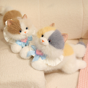 Peluche a Forma di Gatto Ragdoll, Zaino Simulazione Animale, <span class=keywords><strong>Regalo</strong></span> di Compleanno, Giocattolo Antistress Personalizzabile Super Morbido - Product Image 2
