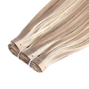 <span class=keywords><strong>Extensiones</strong></span> <span class=keywords><strong>de</strong></span> Cabello Humano con Trama <span class=keywords><strong>de</strong></span> Mariposa Invisible y Delgada, Remy, Tejidas a Mano, Doble Trama - Product Image 3