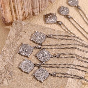 Ожерелье с подвеской из нержавеющей стали, 18 карат - Product Image 6