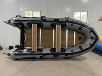 Bateau à pontons gonflable sur mesure au prix d'usine, bateau de pêche en PVC, bateau à pontons sportif pour les sports nautiques