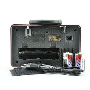 Meier M-111BT M111BT <span class=keywords><strong>Radio</strong></span> Portatile Retrò AC DC Ricaricabile AM FM SW1 SW2 4 Bande Stereo USB TF MP3 con Telecomando - Product Image 5