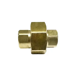 US Standard Heavy Type 1/4in To 2in Brass Union Pipe Fitting For Plumbing And Heating Industry