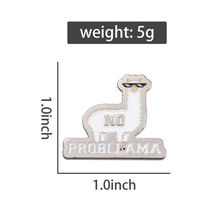 Broches de Alpaca Divertidos y Lindos Personalizados, Insignias de Solapa, Joyería de Animales, Regalo para Amigos y Niños, Venta al por Mayor - Product Image 6