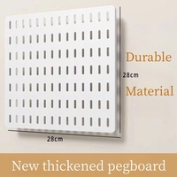 Étagère murale décorative à motifs, petite et très vendue, panneau perforé multifonctionnel pour cuisine et salle de bain, durable