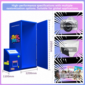 JIPAI Fabricant Direct – Cabine <span class=keywords><strong>Photo</strong></span> Personnalisable avec Autocollant Extérieur – Nouvelle Tendance : Cabine <span class=keywords><strong>Photo</strong></span> Aérienne en Libre-Service avec Impression Instantanée - Product Image 2