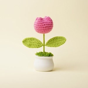 Bouquet <span class=keywords><strong>de</strong></span> tulipes tissé à la main, plantes en pot élégantes pour la Fête des Enseignants, la Journée des Enfants et Thanksgiving, cadeau pour stand <span class=keywords><strong>de</strong></span> marché nocturne - Product Image 2
