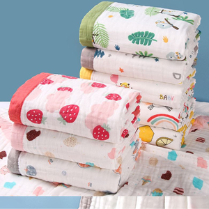 Toalla de Gasa Cuadrada de Algodón de Secado Rápido 110x110cm para Bebés Recién Nacidos, <span class=keywords><strong>Baño</strong></span>, Lavado de Cara, Paño para Eructos y Baberos Infantiles, Uso en <span class=keywords><strong>Baño</strong></span> y Dormitorio - Product Image 3