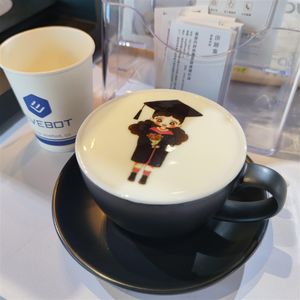 Imprimante à café automatique EVEBOT EB-FC1, nouvelle machine d'impression 3D alimentaire pour boissons, impression de selfie sur mousse de lait comestible, garantie 1 an - Product Image 3