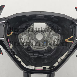 Spot New Products Forged Carbon Fiber Perforated Leather Steering <b>Wheel</b> for Skoda Octavia Car Steering <b>Wheel</b> - Product Image 5