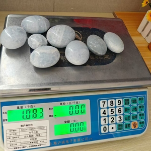 Cristal Natural Venta al por mayor de alta calidad azul calcita Palma piedra tallada piedra de <span class=keywords><strong>lava</strong></span> para la decoración del hogar - Product Image 6