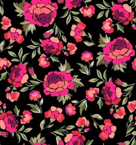 Tissu en organza de soie pure 100 GSM, imprimé à la main, pour la confection de vêtements et de robes - Product Image 4