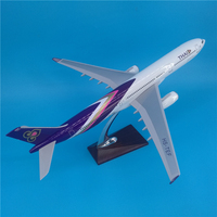Modèle d'avion Thai Airlines à l'échelle 1/135 de 47 cm pour cadeau promotionnel sur le marché asiatique