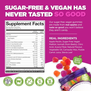 Gummies multivitaminés OEM/ODM, vitamines et minéraux quotidiens complets avec pectine de pomme, complément sans allergènes pour adultes et enfants - Product Image 6