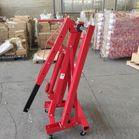 Palans hydrauliques pour moteur de 2 tonnes, nouveau, 58 kg, grue de chantier pliable pour usage domestique et magasins de matériaux de construction, outil de démontage de moteur de voiture
