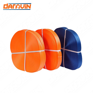 Tùy chỉnh màu sắc 35mm phá vỡ sức mạnh 2ton/4400lbs hàng hóa lashing vành đai 100% Polyester Vải dây đeo - Product Image 3