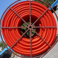 Conduit optique corrugué en PEHD (COD) flexible haute pression pour câbles électriques, usage industriel pour la fibre optique