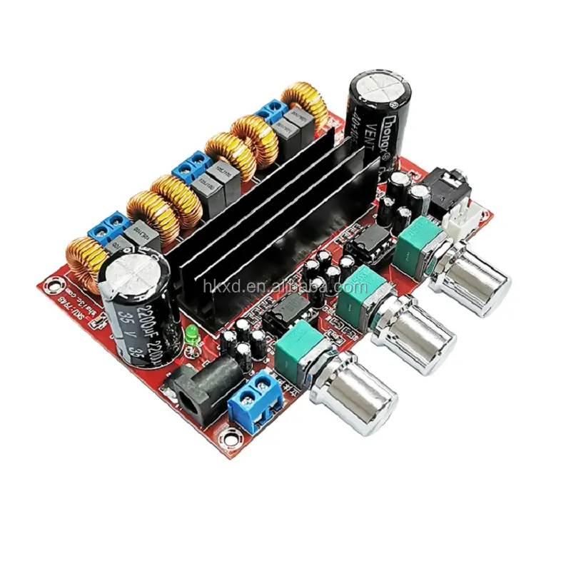 Module XH-M139 2.1 Channel Digital Power Amplifier Board 12V-24V Wide Voltage TPA3116D2 2*50W + 100W