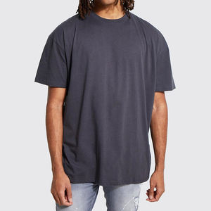 T-shirts vierges 100 % coton de haute qualité, coupe décontractée à épaules tombantes, t-shirts amples et épais unis - Product Image 4