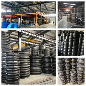 Din Pn16 Dn100 Dn200 Carbon Steel Galvanised Flange Epdm Drainage Pipe Rubber Expansion Joint