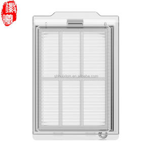 Brosse principale en caoutchouc, brosse d'angle latérale, filtre HEPA, <span class=keywords><strong>sac</strong></span> à poussière, compatible avec les robots aspirateurs IRobots Roombas Plus 405 / 505 Combo - Product Image 5