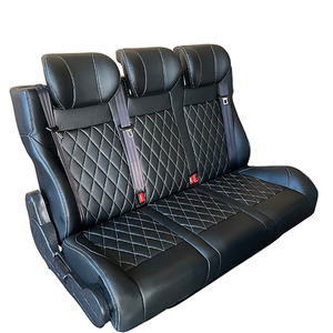 Siège de véhicule modifié à usage général MPV - Cuir microfibre Luxe Imperméable Chengbo Triple siège pour <span class=keywords><strong>Toyota</strong></span> <span class=keywords><strong>HIACE</strong></span> VR/Camping-car - Product Image 1