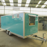 Australie Normes Mobile Cuisine Remorque de Nourriture Hotdog Chariot Approuvé Fast Food Concession Ice Trailer Cuisine Nouveau Food Truck Bus