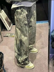 Jeans de Mezclilla de Pierna Ancha para Hombre, Cintura Media, Corte Holgado, Estilo Casual de Primavera, Tejido de Algodón - Product Image 4