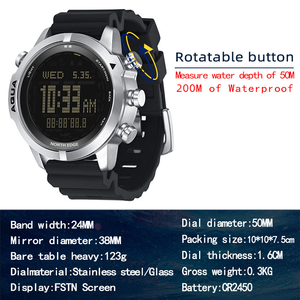 Envío Directo Nuevo Reloj Inteligente NORTH EDGE para Hombre, Reloj de Buceo Profesional, Computadora de Buceo, NDL 100M, Altímetro, Barómetro, Brújula - Product Image 4