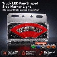 Feux latéraux LED multicolores 24V pour remorques et camions - Éclairage extérieur automobile