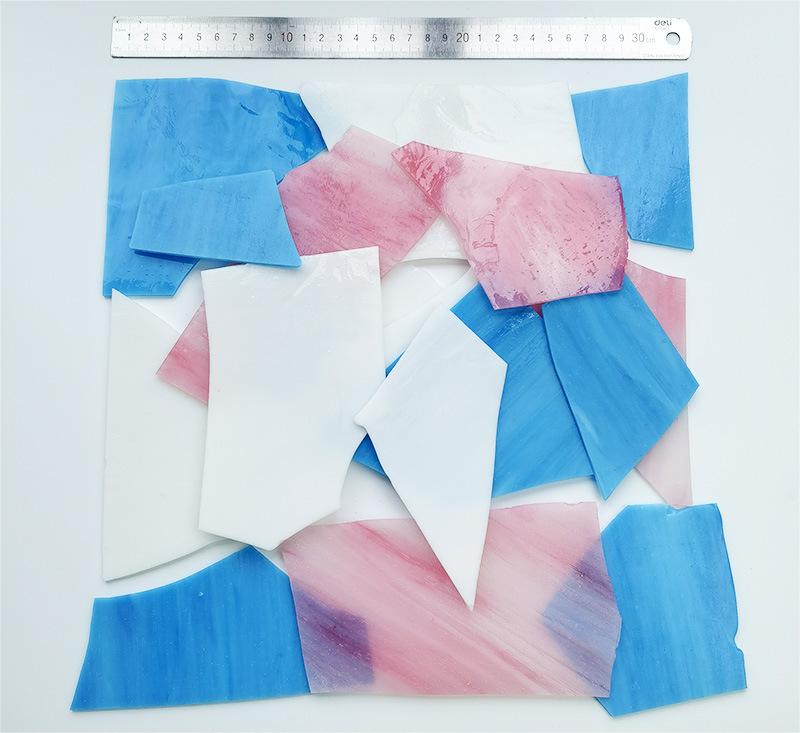 Série bleue/rose/blanche