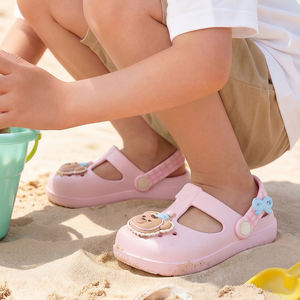 Sandales d'été pour bébés filles, mignonnes, décoratives, à motif de dessin animé, semelles épaisses, imperméables, antidérapantes, désodorisantes, chaussures pour enfants - Product Image 3