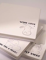 Vente en gros d'étudiant carré PU journal intime dessin animé manuel simple carré bloc-notes ensemble grille livre
