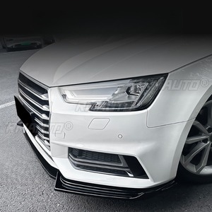 สปอยเลอร์กันชนหน้ารถยนต์ ดิฟฟิวเซอร์ ครอบกันชน ชุดแต่ง สำหรับ Audi A4 S4 B9 Sline 2017-2019 อุปกรณ์ตกแต่งรถยนต์ - Product Image 5