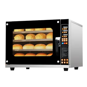 Meja 4 Tray Listrik Konveksi Oven Roti 220V Mini Multi-Fungsi Oven Listrik