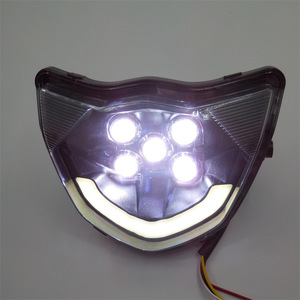 H19 adecuado para motocicletas Yamaha, faro LED modificado, luz diurna, luz de carretera y de cruce, luz para Yamaha. - Product Image 3