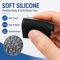 Services ODM/OEM : Étiquettes thermocollantes lavables à adhérence ferme, patchs en silicone 3D LOGO pour brosses à dents, pour vêtements