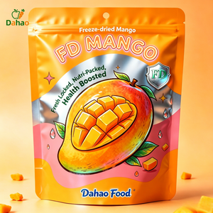 Emballage personnalisé en gros de chips de mangue lyophilisées 30g, naturelles, <span class=keywords><strong>sans</strong></span> <span class=keywords><strong>sucre</strong></span>, en tranches, fruits séchés, collation - Product Image 1