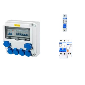 Caja de Conexiones Industrial Personalizable IP65 Impermeable, Interruptor de Mantenimiento, Caja de Distribución de Plástico para Exteriores, 4+3 Tomas de Corriente, Tamaño L - Product Image 2