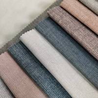 Tissu fonctionnel durable de qualité supérieure résistant à l'abrasion, tissu en peluche avec motif uni, tissu de rembourrage pour canapés et meubles
