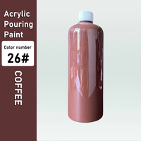 Peinture acrylique pour coulée professionnelle, couleurs personnalisées, 37 couleurs disponibles, peintures acryliques non toxiques pour la peinture fluide à l'ours