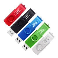 Clé USB 2.0 personnalisée avec logo, boîtier et puces intégrées, mémoire USB avec logo