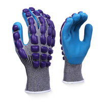 Gants de sécurité XINGYU pour la fabrication métallique, 13 jauges, HPPE, haute résistance aux impacts, revêtement ECO-Latex, anti-coupure, pour mécaniciens industriels