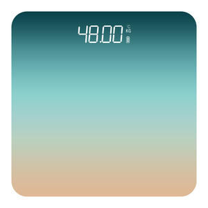 Balance corporelle numérique à affichage LED 180 kg 396 lb Balance de salle de bain électronique OEM Verre trempé de 6 mm - Product Image 1