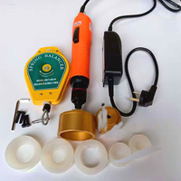 Capsuleuse électrique semi-automatique portable avec moteur à engrenages pour l'emballage de boissons et d'aliments