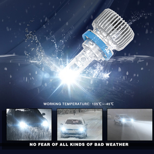Nuevas Bombillas <span class=keywords><strong>LED</strong></span> de Aluminio de 12V para Faros Delanteros de Automóvil 9005 9006 9012 9007 9004 H11 H4 H7 H13 H1 H3 6500K - Product Image 3