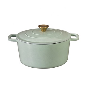 Nouveau four hollandais en <span class=keywords><strong>fonte</strong></span> à induction jaune <span class=keywords><strong>cocotte</strong></span> en émail antiadhésif pour batterie de cuisine four par Japanese Design vente en gros - Product Image 4