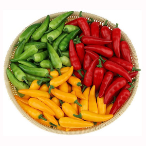 Mini-piments artificiels réalistes en mousse colorée pour la décoration de fête d'Halloween et de cuisine - Product Image 1