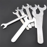 Llave Inglesa Plana Delgada de Aleación con Logotipo Láser Personalizado, de Una Sola Punta Abierta, Métrica, de Grado Industrial, para Montaje y Mantenimiento de Equipos, Herramientas Manuales