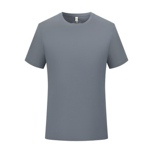 Custom Short Sleeve T-Shirt Modal Solid Color Leisure Wear Promotional T-Shirts - Product Image 2